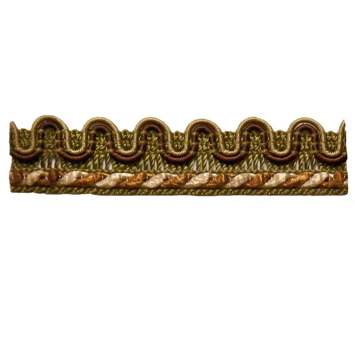 Cervantes 4 Cypress by Stout Designer Trim AMBIANCE TRIM 67%SVI 18%POL 15%COT CHINA </p><p>Repeat: 0 0.5 in - Swanky Fabrics -