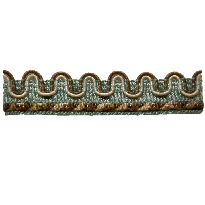 Cervantes 5 Seaglass by Stout Designer Trim AMBIANCE TRIM 67%SVI 18%POL 15%COT CHINA </p><p>Repeat: 0 0.5 in - Swanky Fabrics -