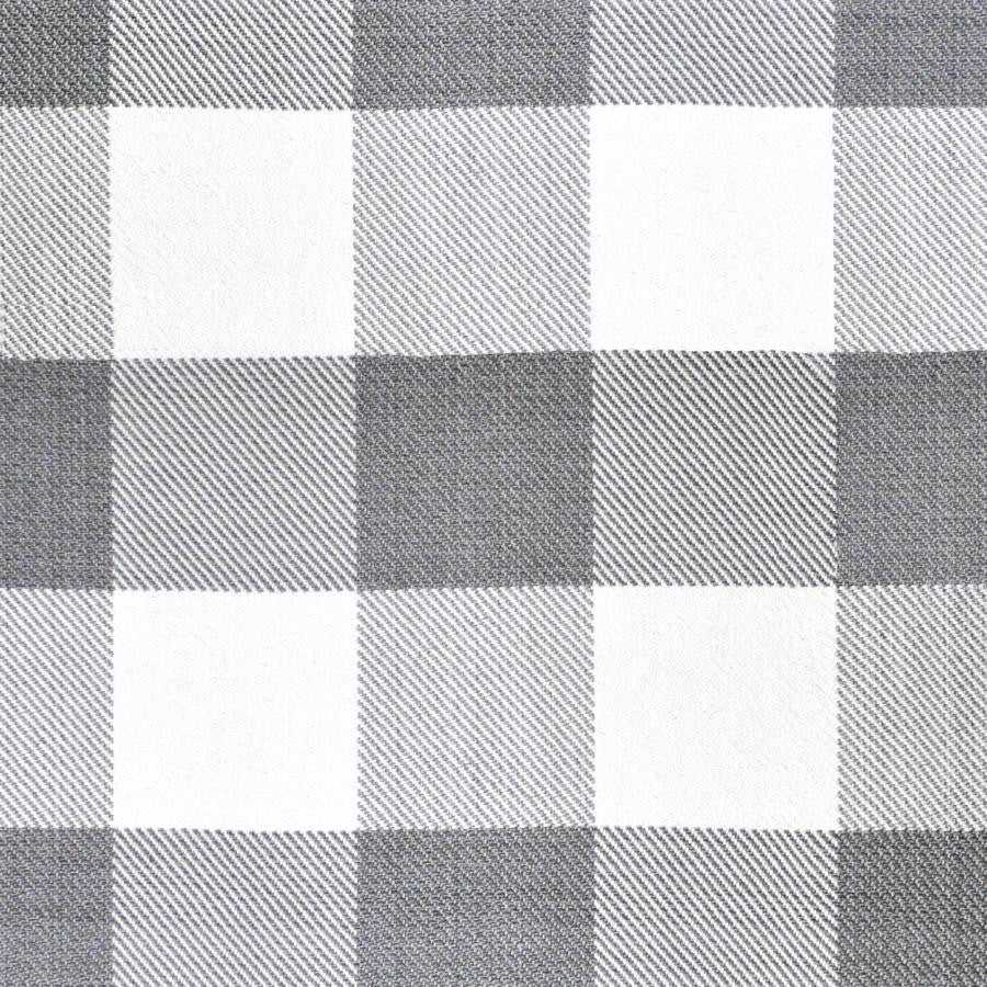 Cube Route # 507 Raincloud by Maxwell Designer Fabric Stripes & Checks 100% COTTON INDIA V&H- 6.75" 54" - Swanky Fabrics -