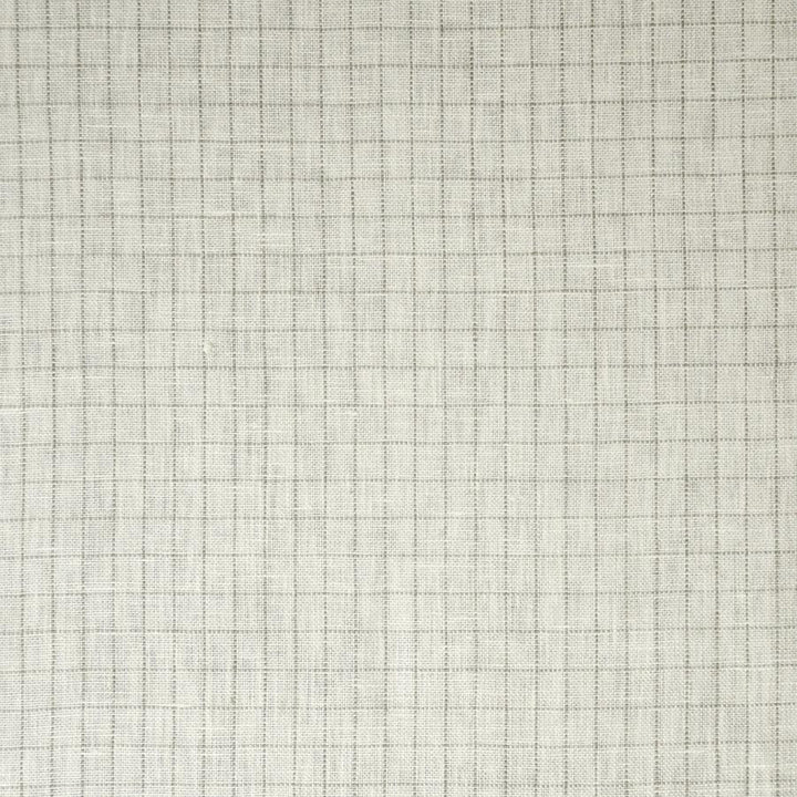 Crossword # 547 Fossil by Maxwell Designer Fabric Stripes & Checks 100% LINEN INDIA V&H-0.5" 54" - Swanky Fabrics -
