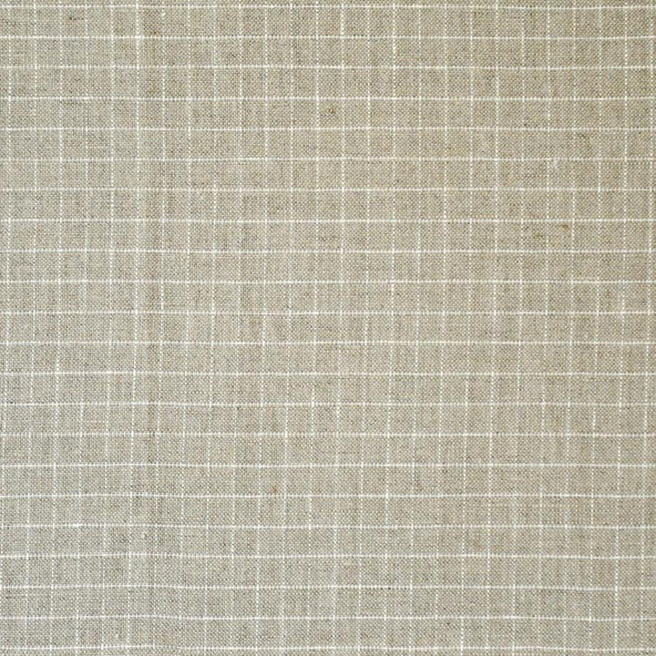 Crossword # 549 Fir by Maxwell Designer Fabric Stripes & Checks 100% LINEN INDIA V&H-0.5" 54" - Swanky Fabrics -