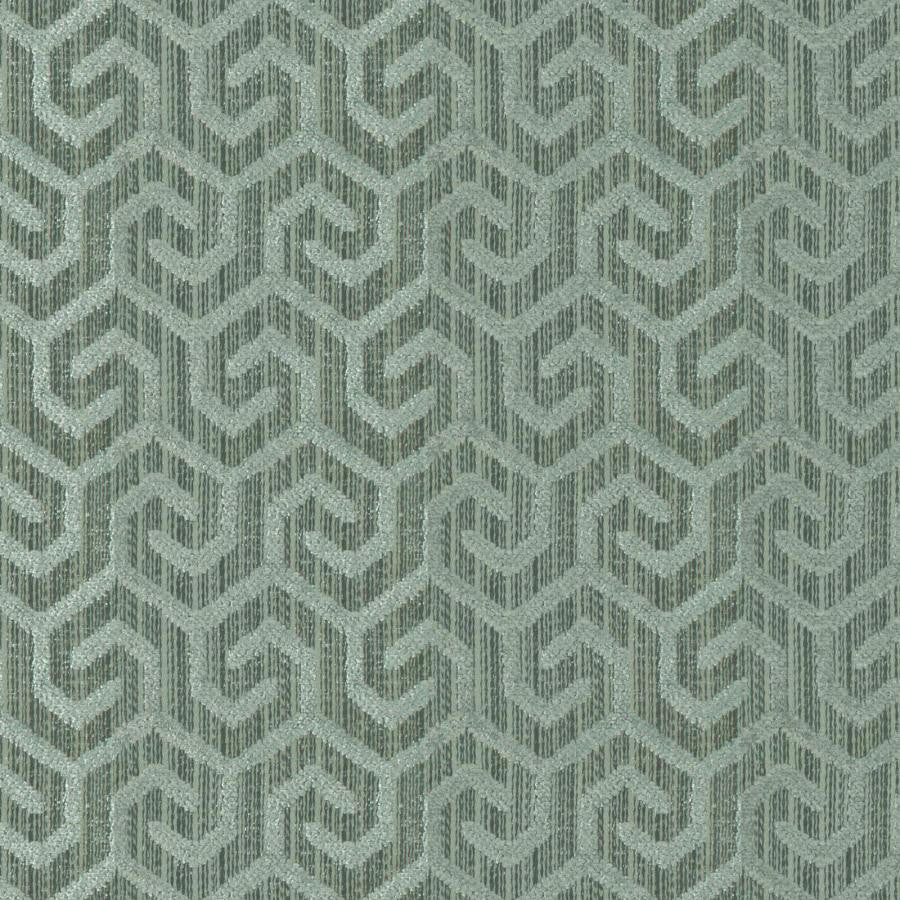 Camino # 216 Lagoon by Maxwell Designer Fabric Colorguard-Mosaic 100% POLYESTER INDIA V-2.5" H-1.3" 54.7" - Swanky Fabrics -