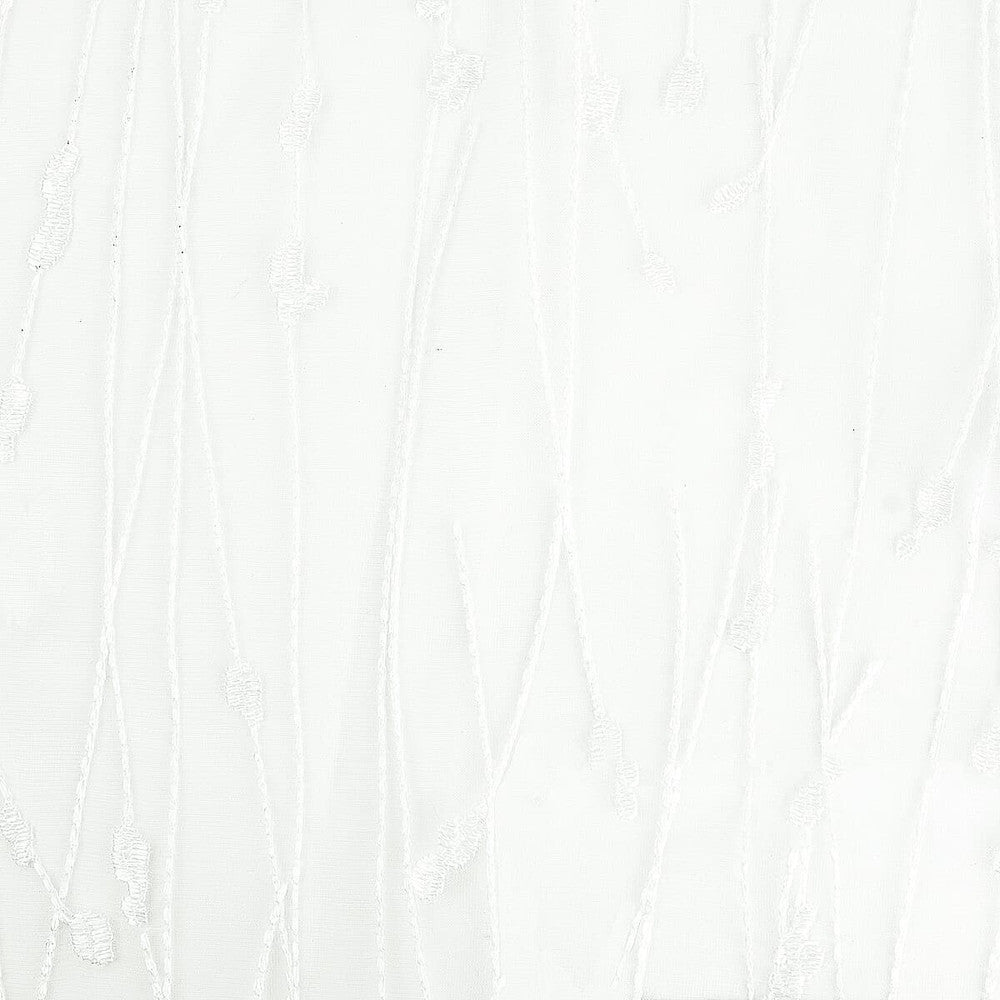Chain 2 Salt by Stout Designer Fabric COLOR MY WINDOW FROST/ALABASTER 100%POL %PEMB INDIA </p><p>Repeat: 12.75 52 in - Swanky Fabrics -