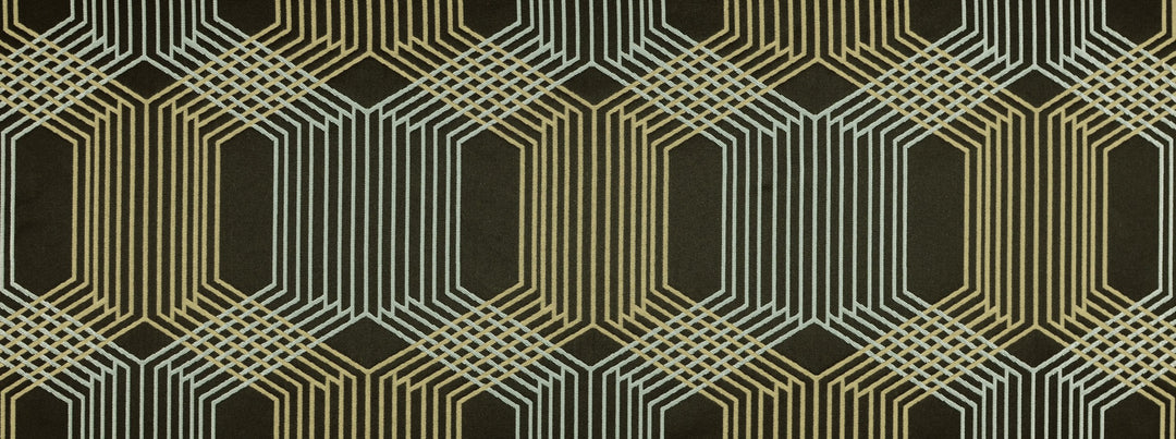 Chain Link 947 Noir by Covington Designer Fabric