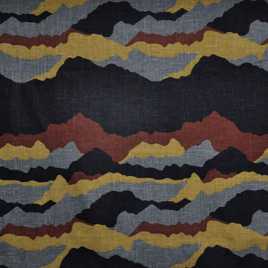 Caldera # 301 Paintbrush by Maxwell Designer Fabric Define 50% COTTON/50% LINEN TURKEY V-25.2"H-18.1" 54" - Swanky Fabrics -