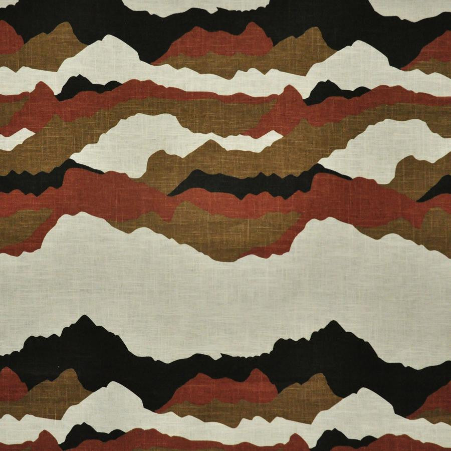 Caldera # 302 Picante by Maxwell Designer Fabric Define 50% COTTON/50% LINEN TURKEY V-25.2"H-18.1" 54" - Swanky Fabrics -