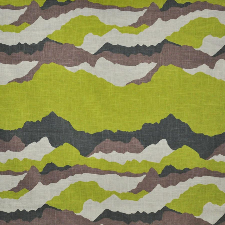 Caldera # 305 Sulphur by Maxwell Designer Fabric Define 50% COTTON/50% LINEN TURKEY V-25.2"H-18.1" 54" - Swanky Fabrics -