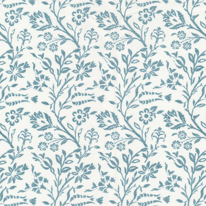 Cheboygan 1 Haze by Stout Designer Fabric RAINBOW LIBRARY HAZE/SKY 58%LIN 42%COT INDIA Horizontal: 5.125 and Vertical: 7.875 54 in - Swanky Fabrics -