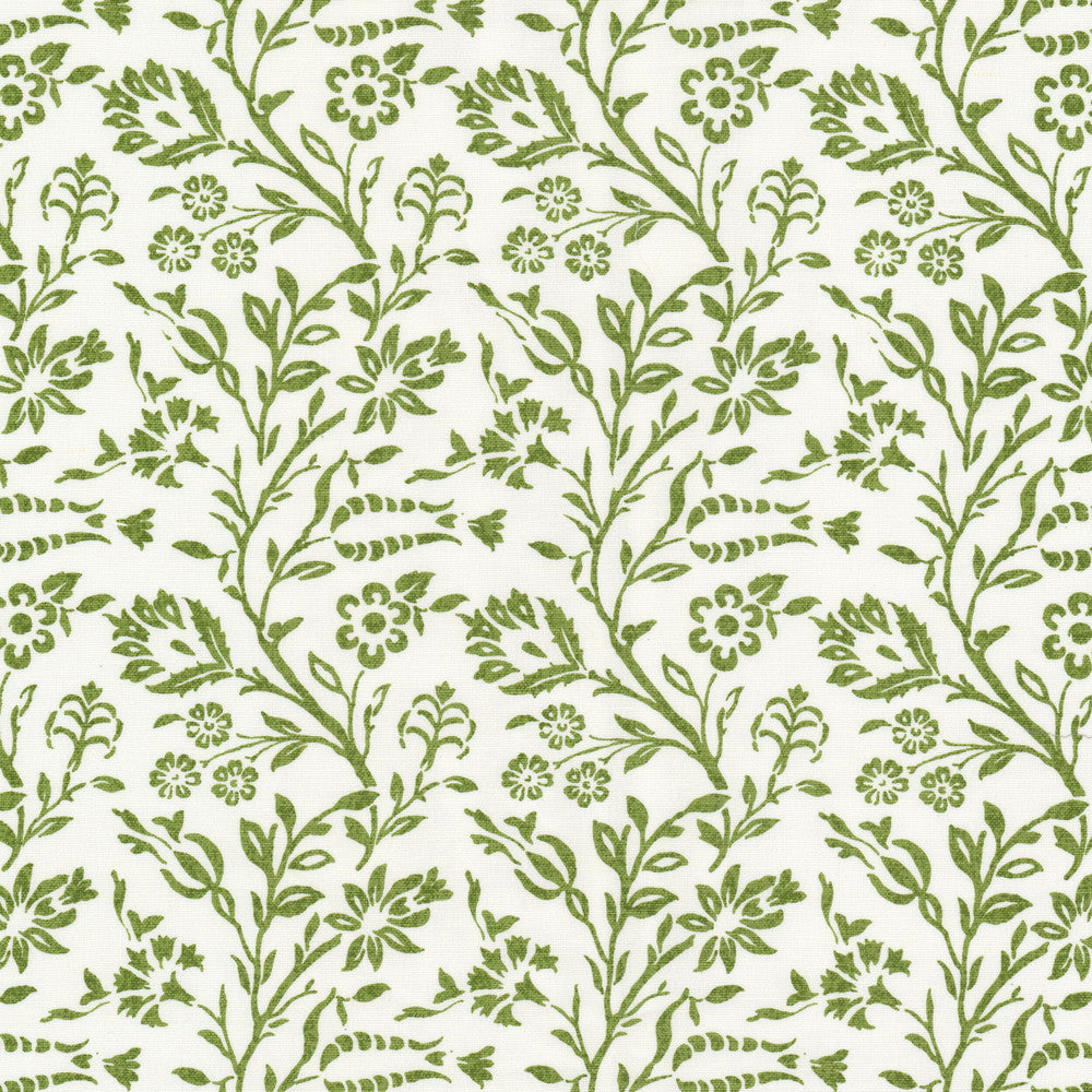 Cheboygan 2 Grass by Stout Designer Fabric RAINBOW LIBRARY SAGE/CYPRESS 58%LIN 42%COT INDIA Horizontal: 5.125 and Vertical: 7.875 54 in - Swanky Fabrics -