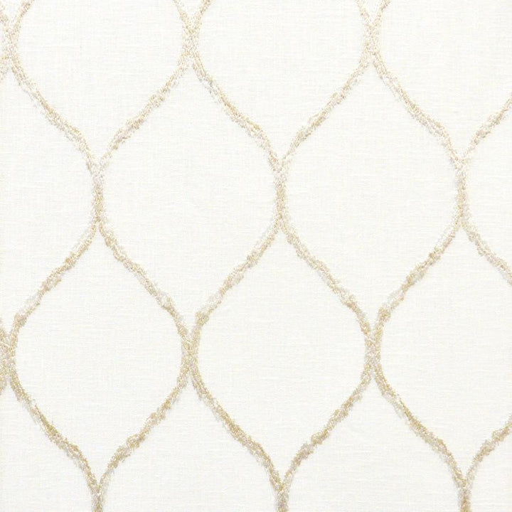 Claudia # 223 Pearl by Maxwell Designer Fabric Color Theory-Vol.Vi Alabaster 52% COTTON/25% RAYON/18% POLYESTER/5% LINEN INDIA V-7.5"H-4.25" 54"EMB.52" - Swanky Fabrics -