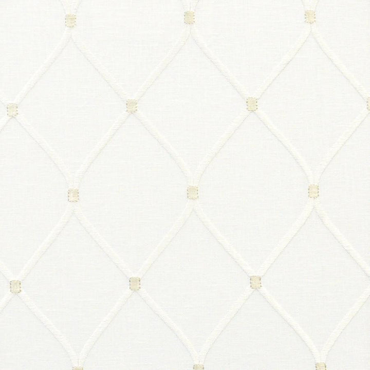 Cleat # 229 Ivory by Maxwell Designer Fabric Color Theory-Vol.Vi Alabaster 52% COTTON/25% RAYON/18% POLYESTER/5% LINEN INDIA V-6"H-3.75" 54"EMB.52" - Swanky Fabrics -