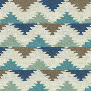 Ashleigh 34 Turquoise by ABBEYSHEA Designer Fabric
