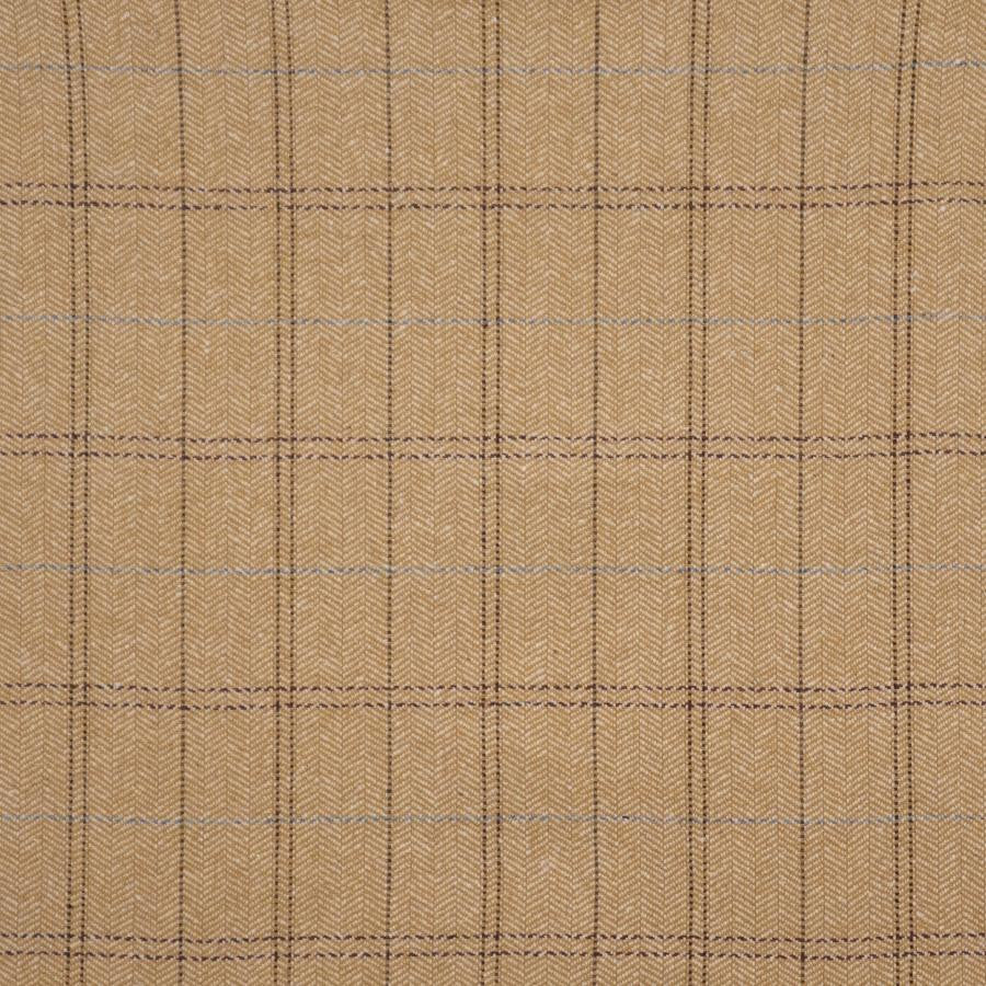 Clifford # 423 Rattan by Maxwell Designer Fabric Menswear Ii-Plaids & Checks 40% WOOL
35% POLYESTER
15% NYLON
10% ACRYLIC INDIA V-3.4" H-3.4" 55" - Swanky Fabrics -