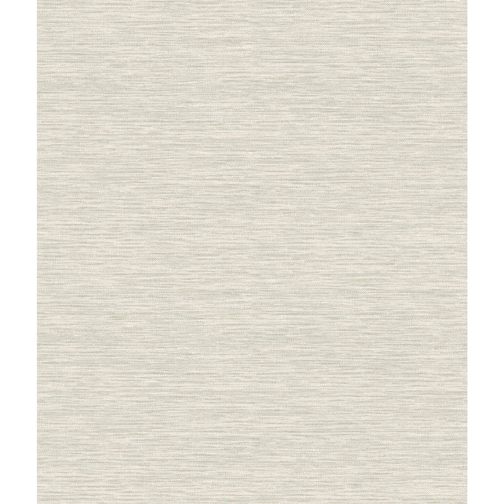 Challis Woven Beige Wallpaper by York Wallcoverings Designer Impressionist Covers about 56.4 square feet 20.5-in by 33-ft long roll Unpasted 24 - Swanky Fabrics -