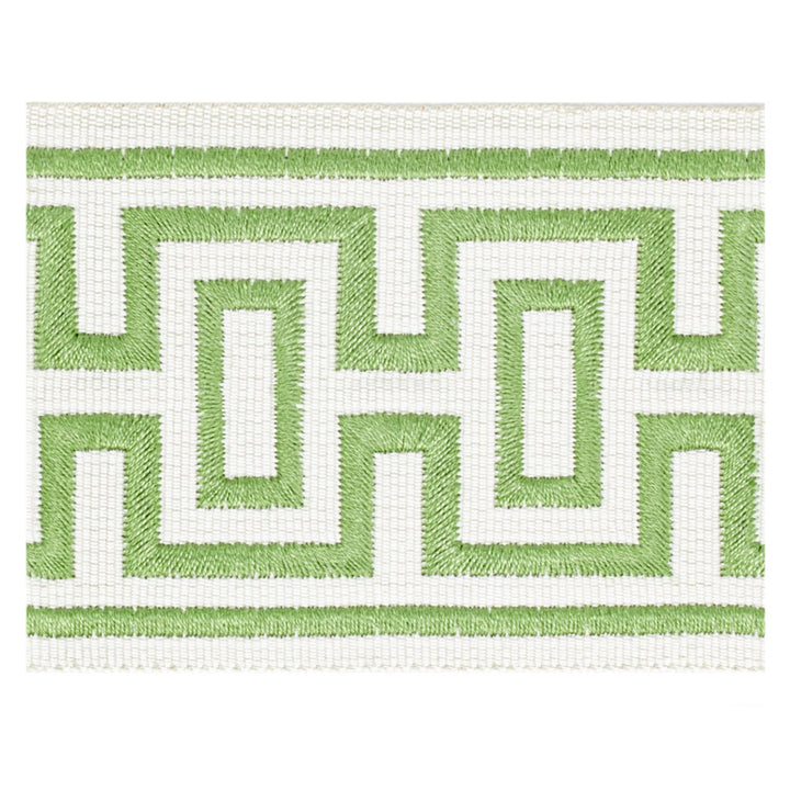 Clayton 1 Grass by Stout Designer Trim VISIONS OF COLOR TRIM 100%ACR TURKEY Horizontal: 1.500 and Vertical: 0.000 3 in - Swanky Fabrics -