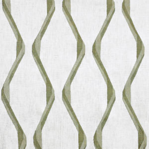 Clemens Ivory Green by Norbar Designer Fabric