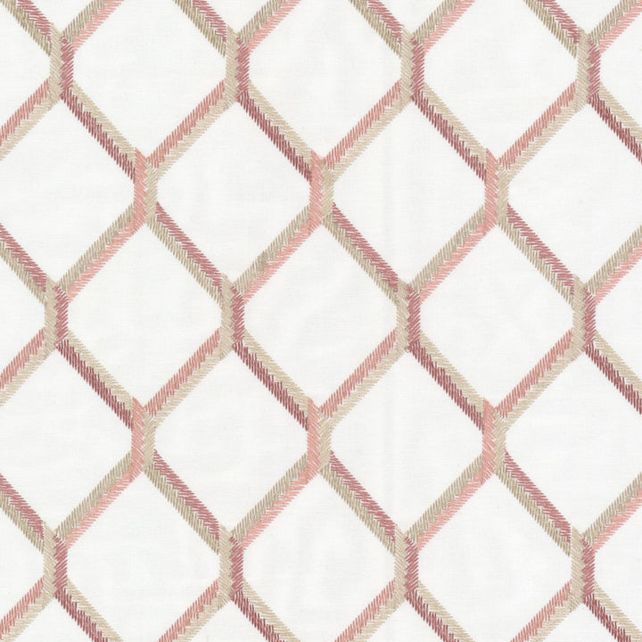 Cleveland 1 Primrose by Stout Designer Fabric RAINBOW LIBRARY GINGER/POPPY 100%COT %VEMB INDIA Horizontal: 4.375 and Vertical: 6.250 52 in - Swanky Fabrics -