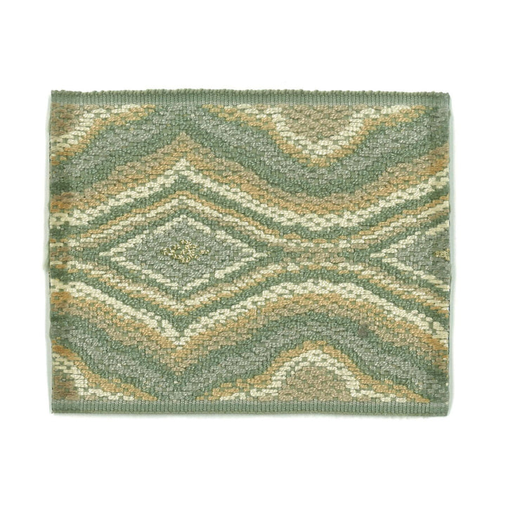 Cobra 2 Seafoam by Stout Designer Trim New World Trim Volume Ii 81% Spun Viscose 18% Polyester 1% Metallic CHINA Horizontal: 2.25 and Vertical: 0 2.88 in - Swanky Fabrics -