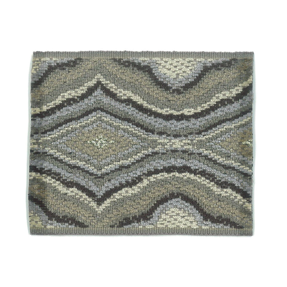 Cobra 3 Pewter by Stout Trim Stout Trim Cobra 3 PewterTrim NEW WORLD TRIM VOLUME II CHINA </p><p>Repeat: H: 2.250, V: 0.000 2.88 in - Fabric Carolina -