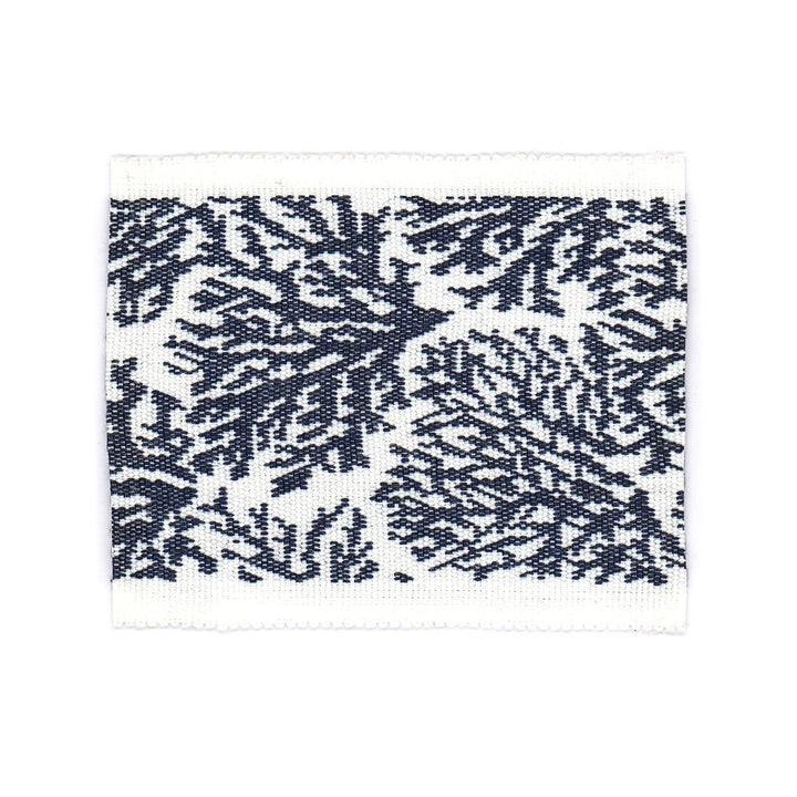 Columbia Tape 7 Navy by Stout Trim Stout Trim Columbia Tape 7 NavyTrim BEACH GROVE TRIM 100%SDA CHINA </p><p>Repeat: H: 3.125, V: 0.000 3.25 in - Fabric Carolina -