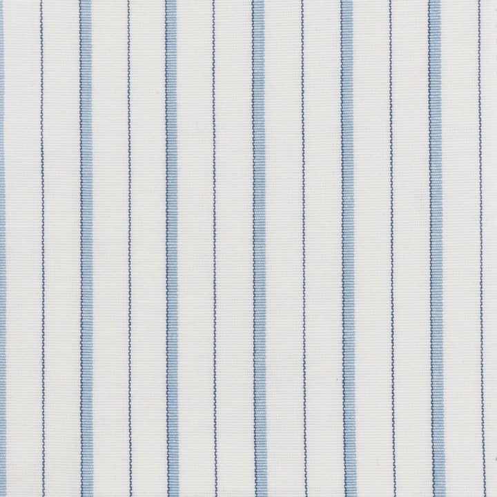 Comanche 8 Breeze by Stout Designer Fabric JUST STRIPES DENIM/SLATE 100%COT INDIA FLAME RETARDANT-N.F.P.A. 260A CLASS 1 CATB 117-2013 Horizontal: 1.125 and Vertical: 0.000 54 in - Swanky Fabrics -