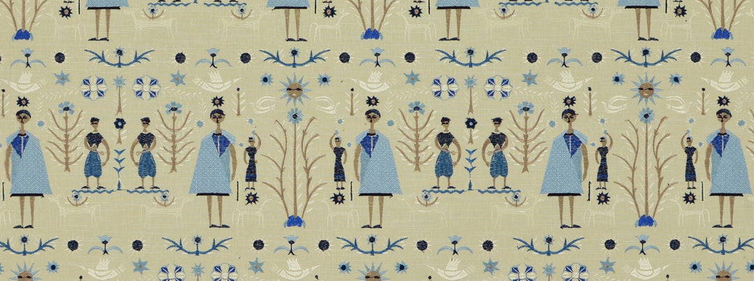 Come Together 511 Dream Blue by Covington Designer Fabric