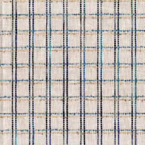 Contata Indigo by Norbar Designer Fabric | CONTATA INDIGO | 50% COTTON 46% POLYESTER | 54 | 1 1/8"V 1 1/8"H | India