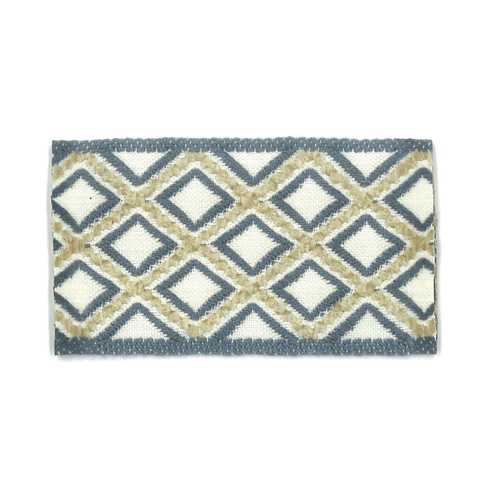 Cooke 4 Delft by Stout Designer Trim New World Trim Volume Ii 93% Spun Viscose 7% Polyester FRANCE Horizontal: 1 and Vertical: 0 1.88 in - Swanky Fabrics -