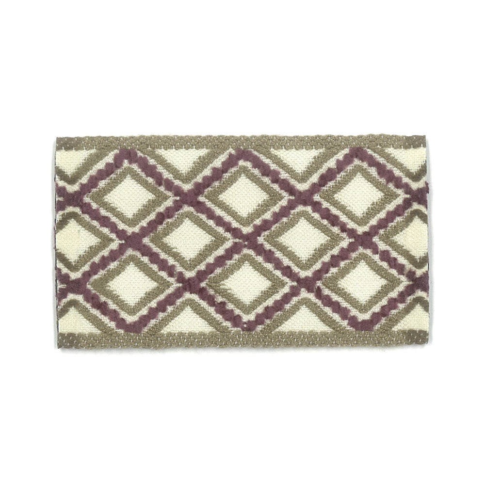 Cooke 7 Aubergine by Stout Designer Trim NEW WORLD TRIM VOLUME II 93%SVI 7%POL FRANCE Horizontal: 1 and Vertical: 0 1.88 in - Swanky Fabrics -
