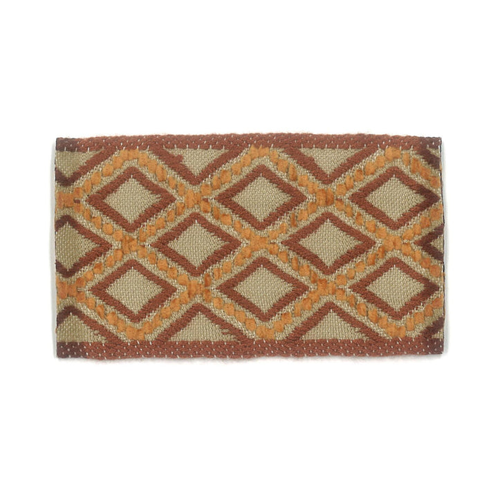 Cooke 9 Cinnamon by Stout Designer Trim New World Trim Volume Ii 93% Spun Viscose 7% Polyester FRANCE Horizontal: 1 and Vertical: 0 1.88 in - Swanky Fabrics -