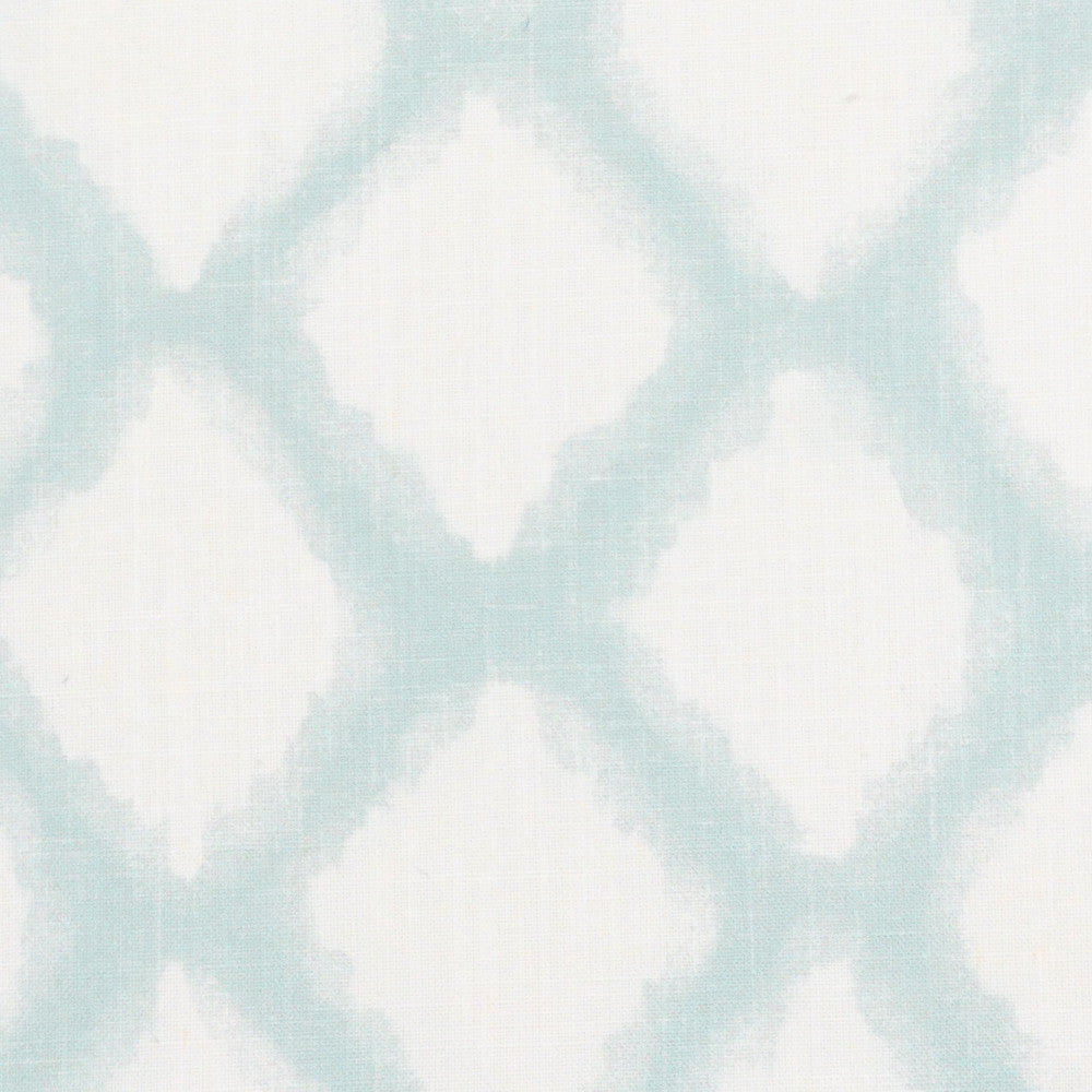 Copeland 3 Aqua by Stout Designer Fabric COLOR MY WINDOW AQUA/HARBOR 100%POL INDIA Horizontal: 8.875 and Vertical: 8.250 54 in - Swanky Fabrics -