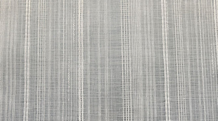 Copley Bleach White by Norbar Designer Fabric SHEER MADNESS 97% POLYESTER 7% LINEN CHINA 3 1/2"H 110 - Swanky Fabrics -