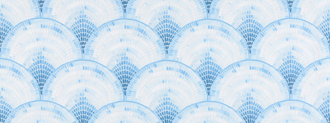 Coquillage 50 Bluebell by Covington Designer Fabric