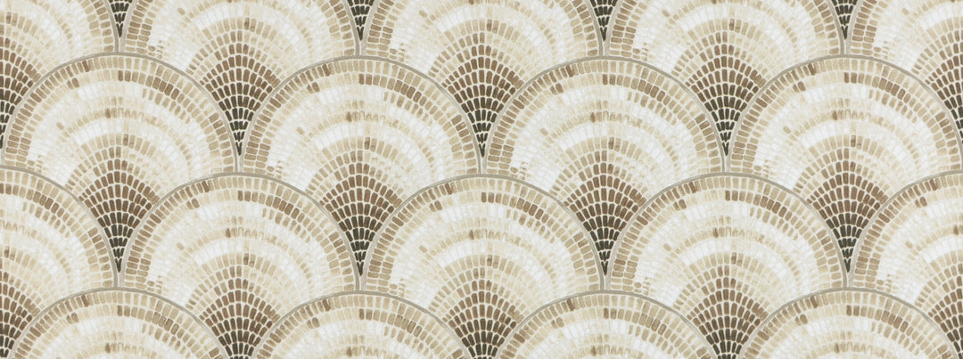 Coquillage 671 Tigers Eye by Covington Designer Fabric