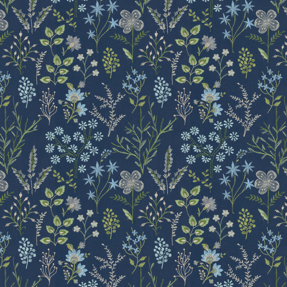 Corona 3 Navy by Stout Fabric Stout Fabric Corona 3 NavyFabric RAINBOW LIBRARY HARBOR/INK 100%COT %BEMB INDIA </p><p>Repeat: H: 12.750, V: 15.250 52 in - Fabric Carolina -