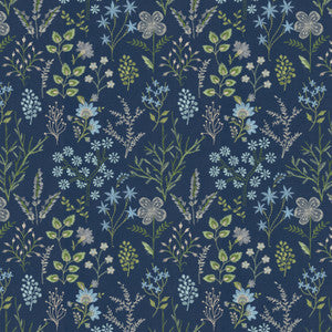 Corona 3 Navy by Stout Designer Fabric