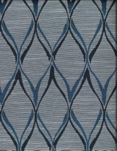 Corolla Dark Blue by Norbar Designer Fabric SPLENDOR 83% POLYESTER 17% VISCOSE CHINA 6 3/4"V 2 1/2"H 55 - Swanky Fabrics -