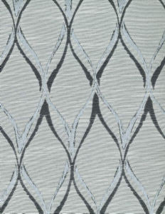 Corolla Light Blue by Norbar Designer Fabric SPLENDOR 83% POLYESTER 17% VISCOSE CHINA 6 3/4"V 2 1/2"H 55 - Swanky Fabrics -