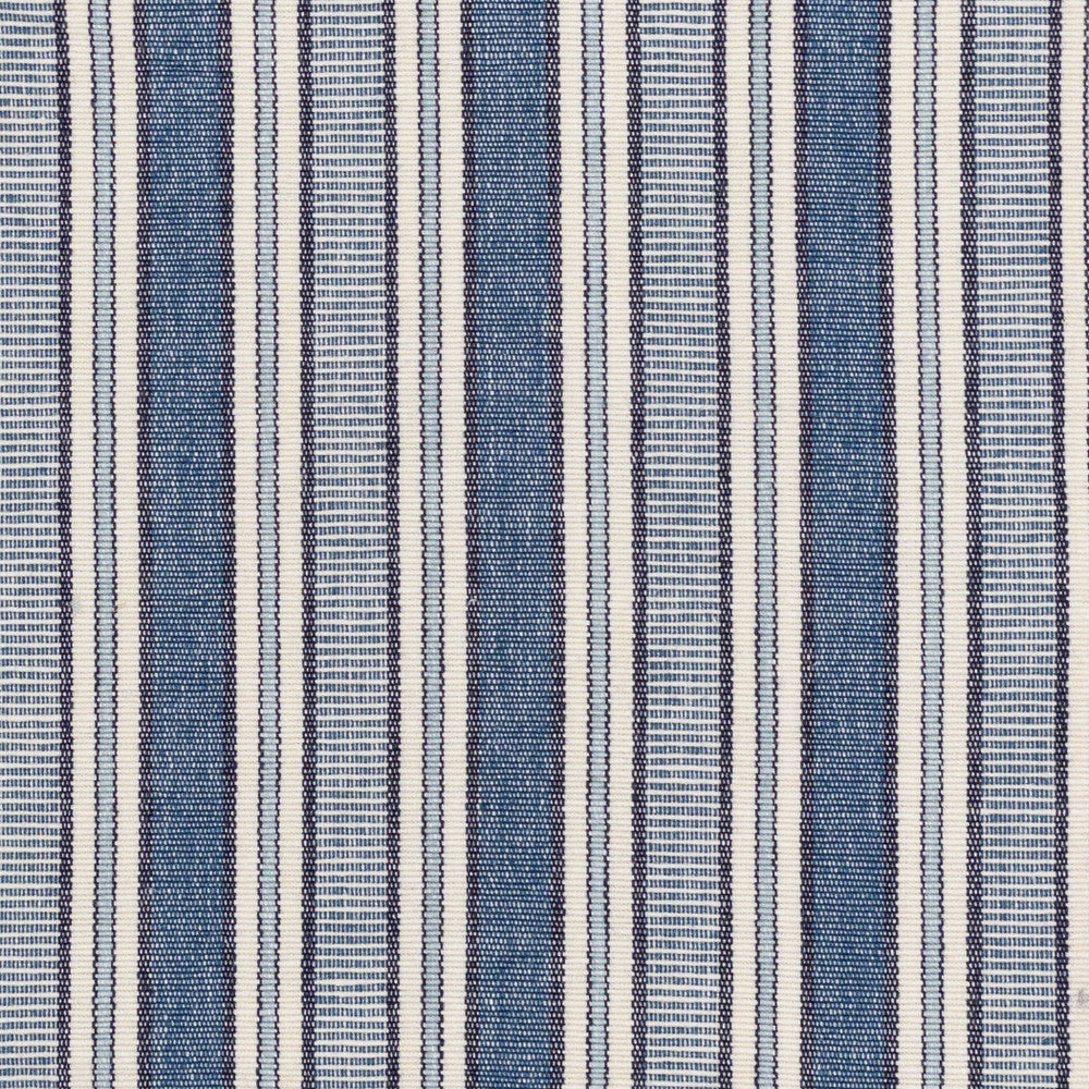Cortez 2 Delft by Stout Fabric Stout Fabric Cortez 2 DelftFabric JUST STRIPES DENIM/SLATE 100%COT INDIA </p><p>Repeat: H: 1.875, V: 0.000 54 in - Fabric Carolina -