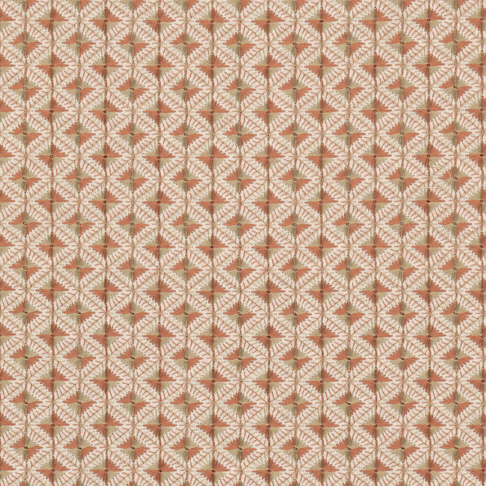 Couture 5 Terracotta by Marcus William Fabric Marcus William Fabric Couture 5 TerracottaFabric MARCUS WILLIAM WORLD VIEW 60%LIN 40%COT %BEMB INDIA </p><p>Repeat: H: 1.500, V: 1.000 51 in - Fabric Carolina -