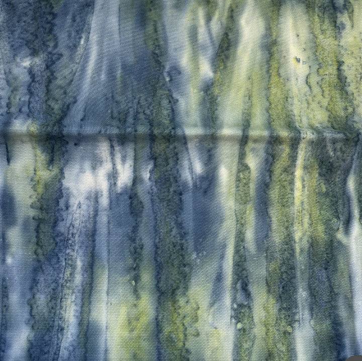 Co - Tree Bark Blue Green by Magnolia Designer Fabric - 100 Ctn Horizontal: and Vertical: 54 - Swanky Fabrics -