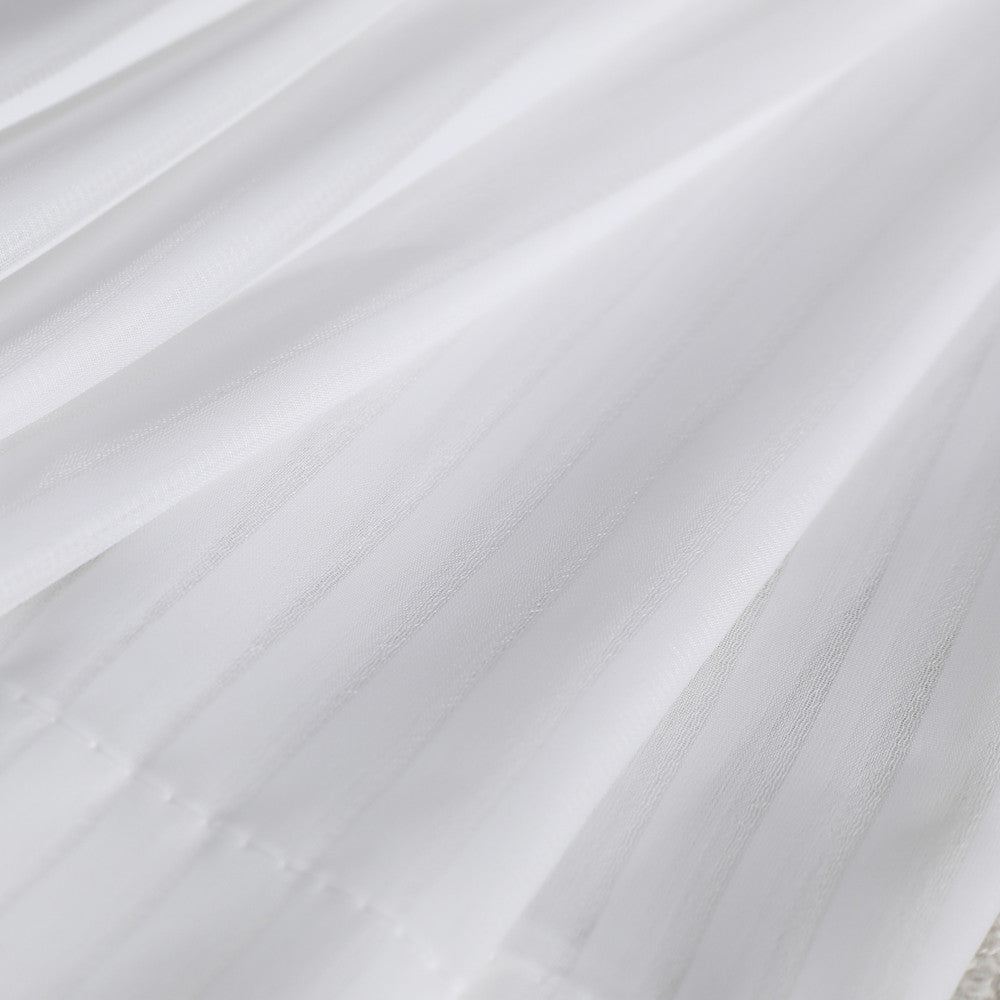 Celestial Crater Gardenia by Europatex Designer Fabric Celestial 100% Polyester 0.375" H 125.00 inches - Swanky Fabrics -