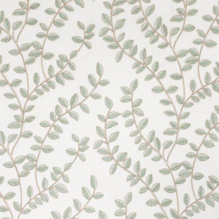 Creed 1 Aloe by Stout Designer Fabric RAINBOW LIBRARY SPRING/EVERGREEN 100%POL %PEMB INDIA Horizontal: 13.000 and Vertical: 9.500 52 in - Swanky Fabrics -