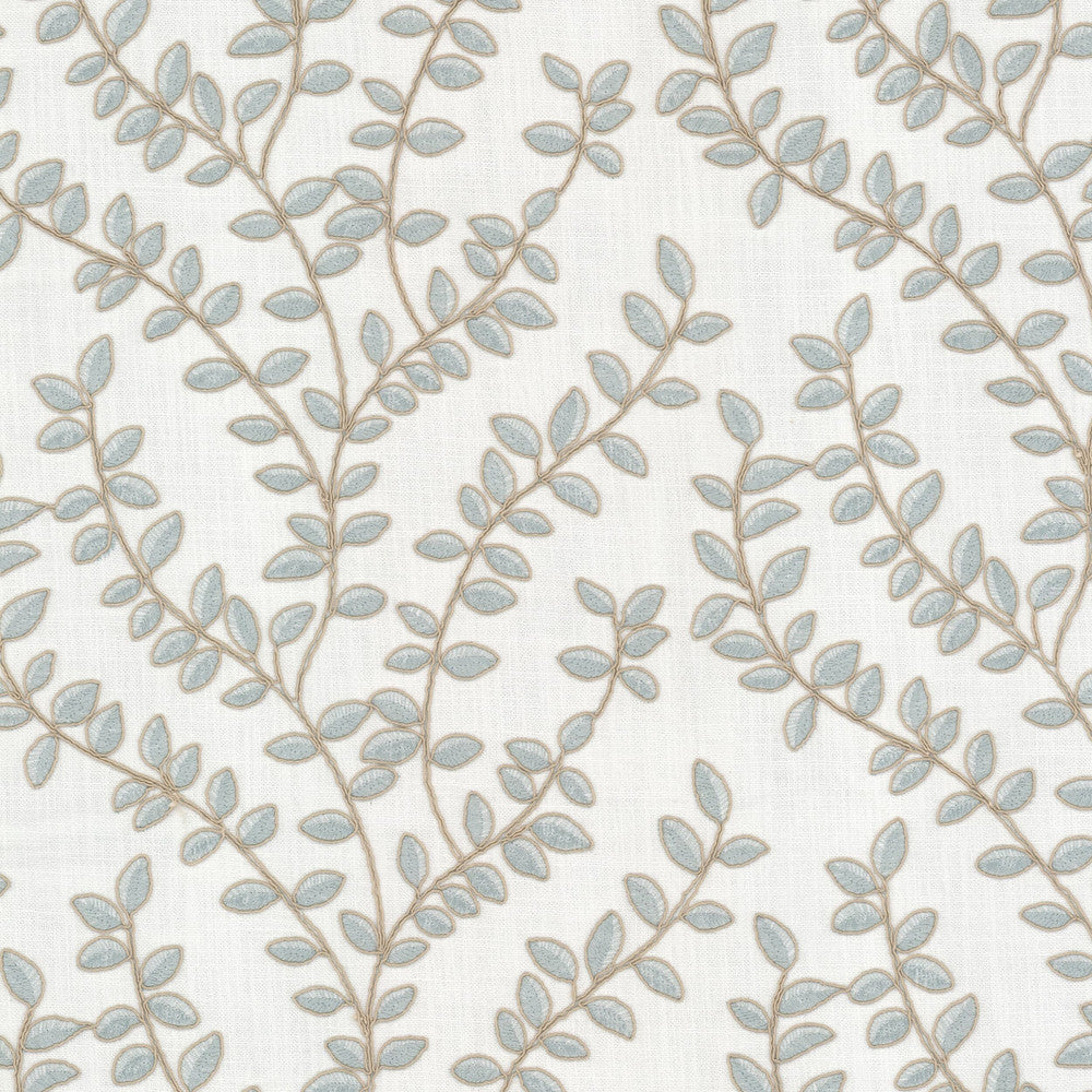 Creed 2 Opal by Stout Designer Fabric RAINBOW LIBRARY SPRAY/SHORELINE 100%POL %PEMB INDIA Horizontal: 13.000 and Vertical: 9.500 52 in - Swanky Fabrics -