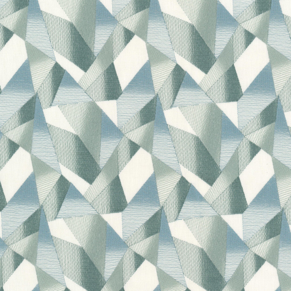 Crete 1 Seafoam by Stout Designer Fabric RAINBOW LIBRARY VAPOR/SEAGLASS 50%COT 50%POL %PEMB INDIA CATB 117-2013 FLAME RETARDANT-U.F.A.C. CLASS 1 WYZENBEEK 48 000 DOUBLE RUB WEAR TEST (HEAVY DUTY) Horizontal: 6.375 and Vertical: 6.750 52 in - Swanky Fabrics -