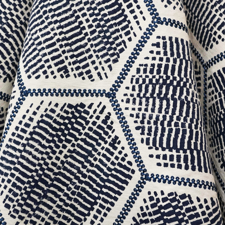 CRETE 65SJ102 by JF Designer Fabric JF Studio 56% Linen, 44% Cotton India  Horizontal: 13 and Vertical: 15.75 54  - Swanky Fabrics -