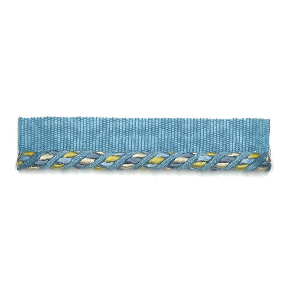 Cristabel 13 Cornflower by Stout Designer Trim ART OF DESIGN TRIM-2 CORDS 53%COT 47%SVI CHINA FLAME RETARDANT-U.F.A.C. CLASS 1 WYZENBEEK 12 000 DOUBLE RUB WEAR TEST (MEDIUM DUTY) Horizontal: 0.000 and Vertical: 0.000 0.25 in - Swanky Fabrics -