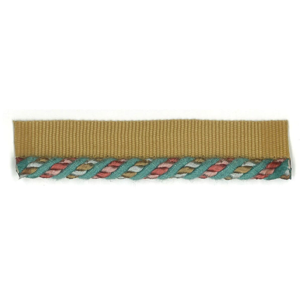 Cristabel 16 Lagoon by Stout Designer Trim ART OF DESIGN TRIM-2 CORDS 53%COT 47%SVI CHINA </p><p>Repeat: 0 0.25 in - Swanky Fabrics -
