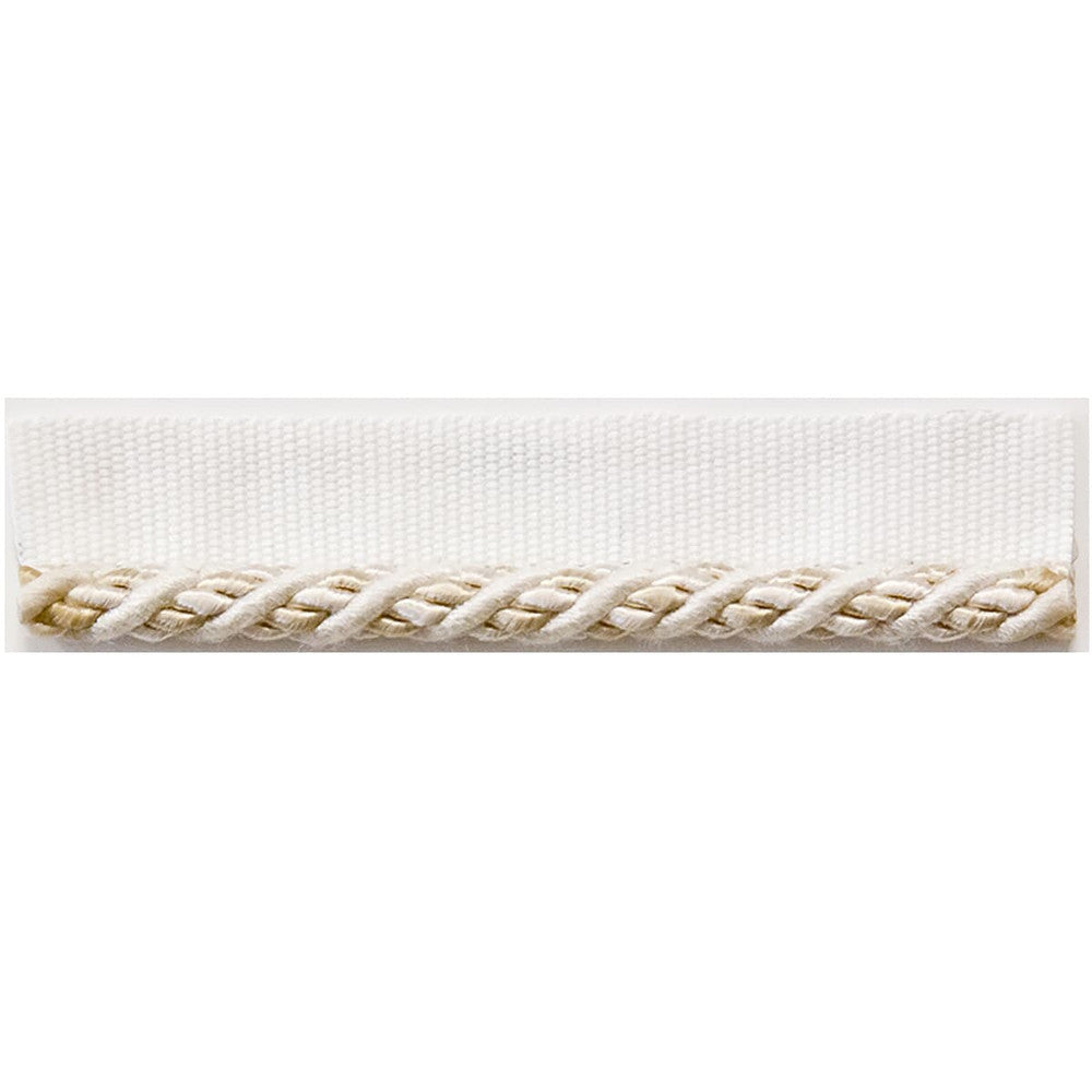 Cristabel 31 Ivory by Stout Designer Trim ART OF DESIGN TRIM-2 CORDS 53%COT 47%SVI CHINA Horizontal: 0 and Vertical: 0 0.25 in - Swanky Fabrics -
