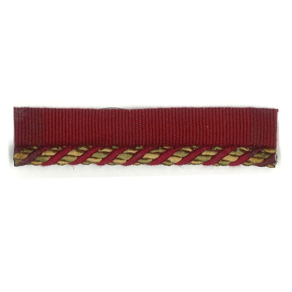 Cristabel 40 Cardinal by Stout Designer Trim ART OF DESIGN TRIM-2 CORDS 53%COT 47%SVI CHINA Horizontal: 0 and Vertical: 0 0.25 in - Swanky Fabrics -